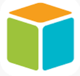 iready logo - a green, blue, and orange cube